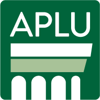 APLU logo on a green square, representing the Association of Public and Land-Grant Universities (APLU).