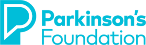 Parkinson's Foundation logo: teal stylized P icon beside the words Parkinson's Foundation.