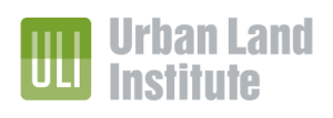 Urban Land Institute logo with a green square emblem containing 'ULI' and the gray text 'Urban Land Institute'.