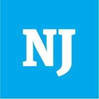 New Jersey logo: white 'NJ' initials on a blue square background.